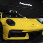 New Porsche paint correction and xpel clear bra installation with Ceramic Pro coating in Long Beach near me
